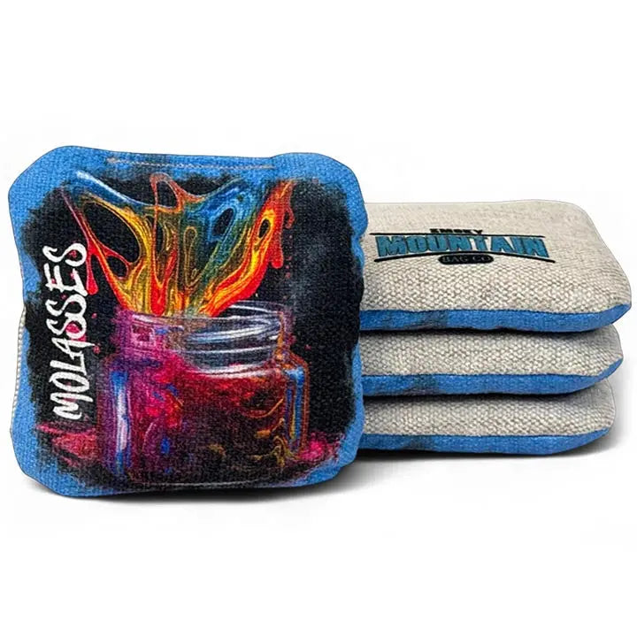 Smoky Mountain Bag Co – PRO Cornhole Bags - Set of 4 - Molasses Series by Cornhole Solutions, custom cornhole board detail photo 2