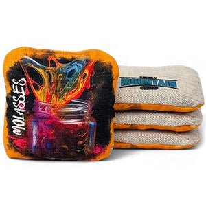 Smoky Mountain Bag Co – PRO Cornhole Bags - Set of 4 - Molasses Series by Cornhole Solutions, custom cornhole board detail photo 6
