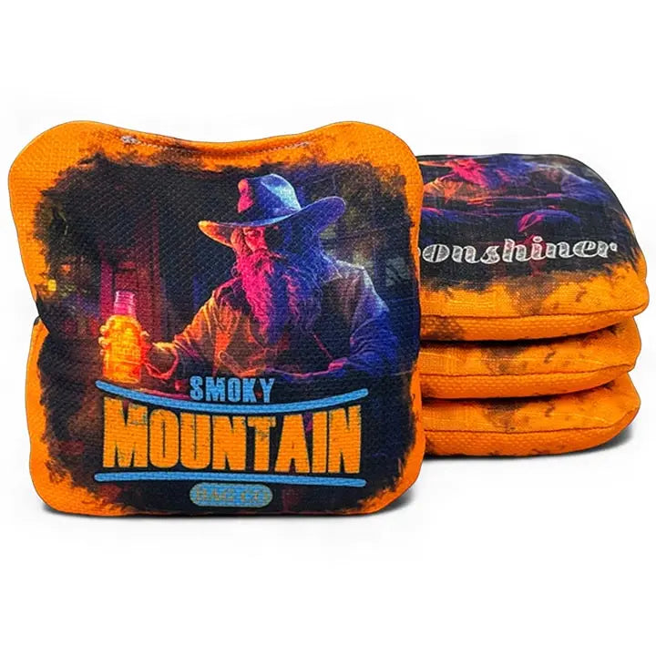 Smoky Mountain Bag Co – PRO Cornhole Bags - Set of 4 - Moonshiner Series by Cornhole Solutions, custom cornhole board detail photo 3