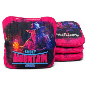Smoky Mountain Bag Co – PRO Cornhole Bags - Set of 4 - Moonshiner Series by Cornhole Solutions, custom cornhole board detail photo 4