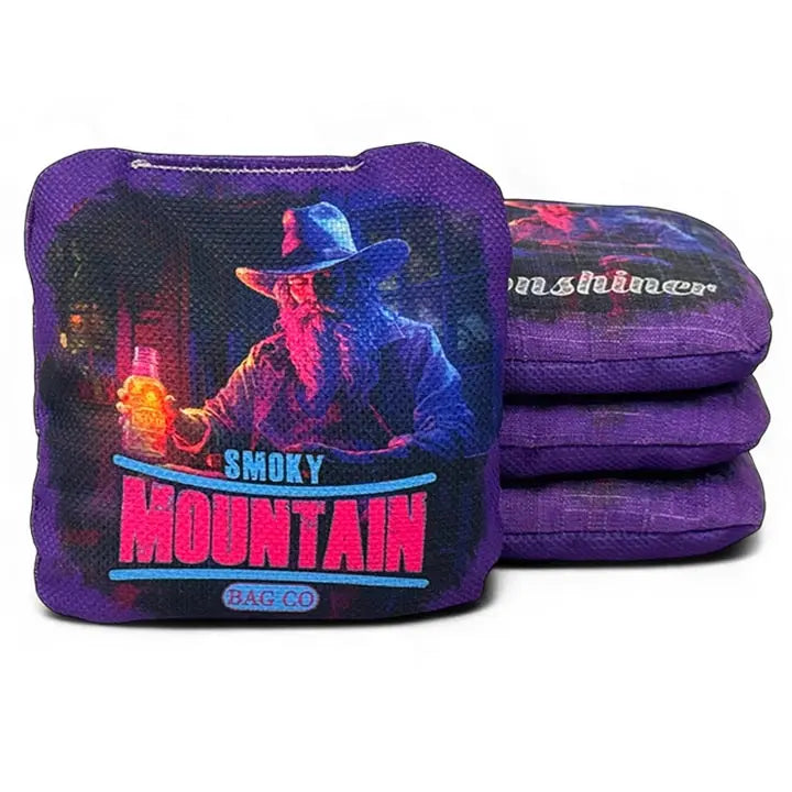 Smoky Mountain Bag Co – PRO Cornhole Bags - Set of 4 - Moonshiner Series by Cornhole Solutions, custom cornhole board detail photo 5