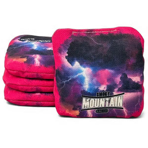 Smoky Mountain Bag Co – PRO Cornhole Bags - Set of 4 - White Lightning Series Cornhole Solutions
