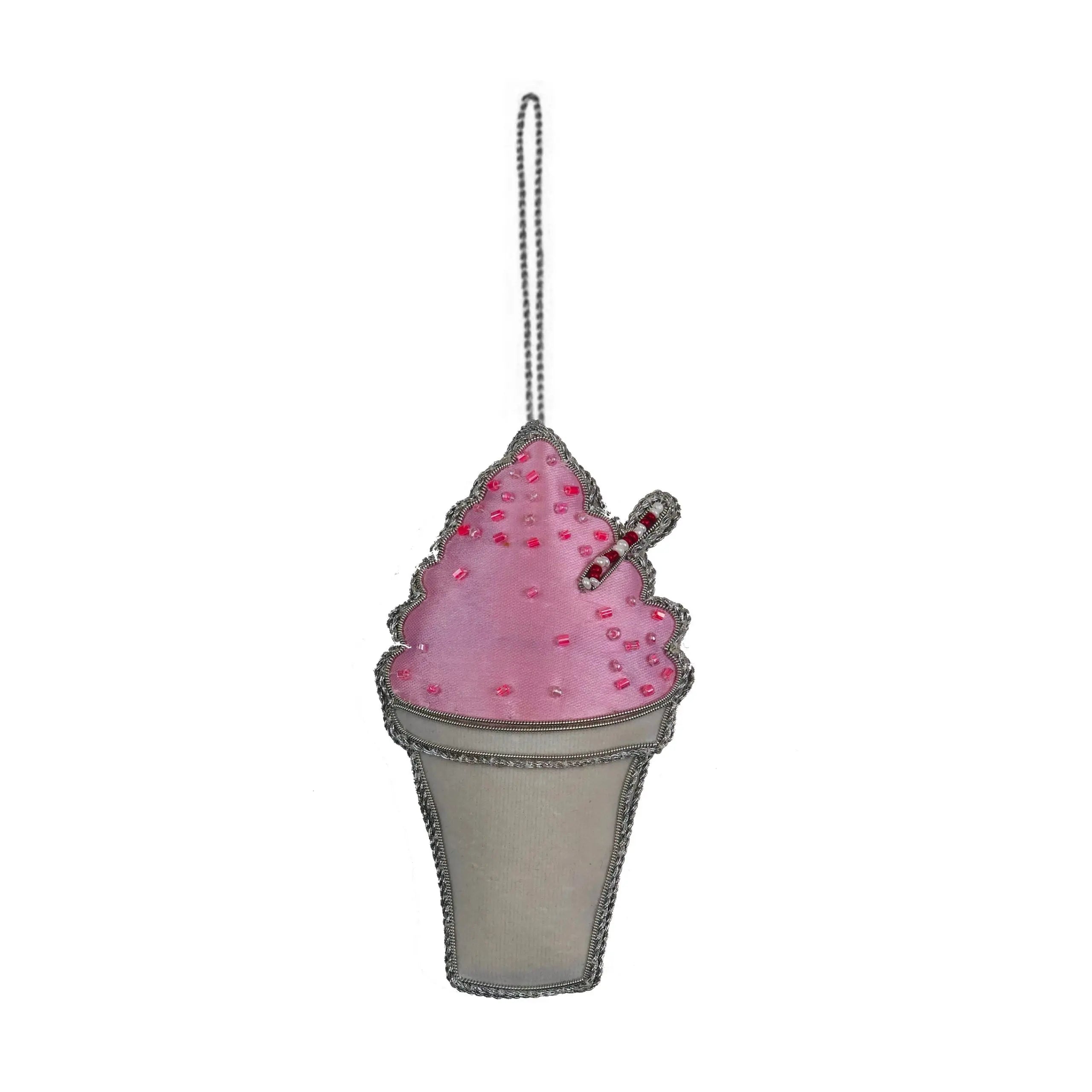 Snoball Embroidered Christmas Ornament Nola Tawk