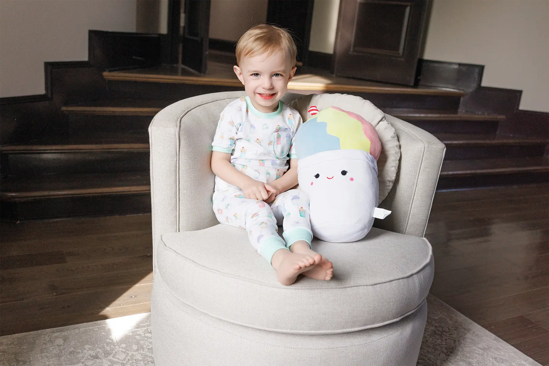 Snoball Organic Cotton Pajama Set by Nola Tawk, Southern food gift detail photo 4