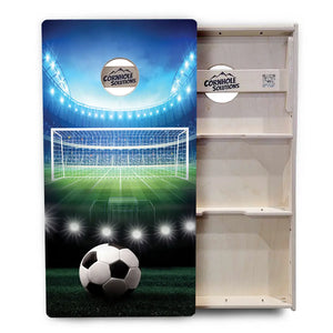 Soccer Cornhole Boards - Professional Tournament Series by Cornhole Solutions, custom cornhole board detail photo 3