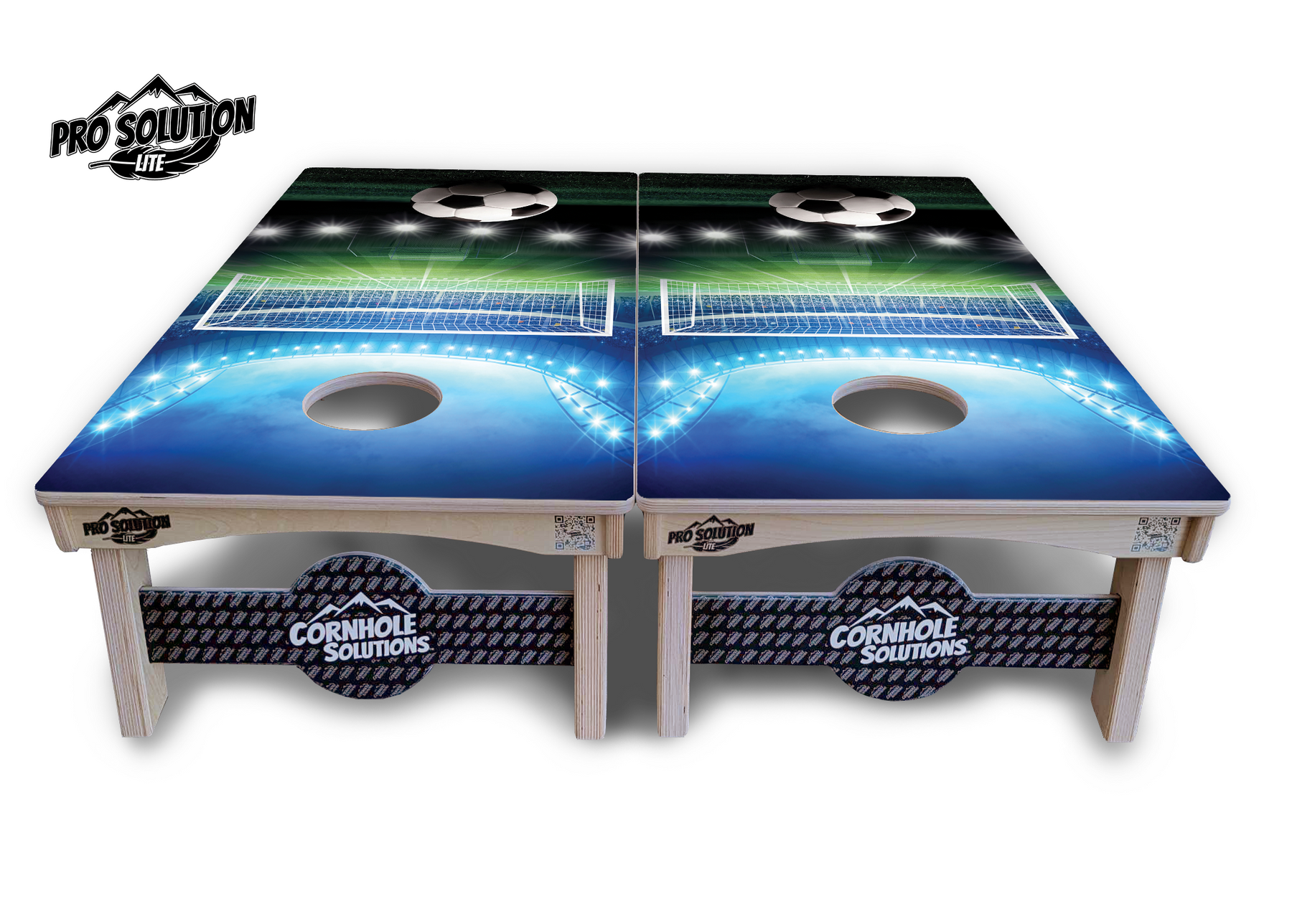 Soccer Cornhole Boards - Pro Solution Lite Series by Cornhole Solutions, custom cornhole board detail photo 3