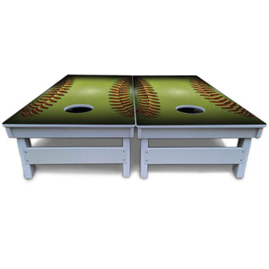 Softball Cornhole Boards - All Weather Series by Cornhole Solutions, custom cornhole board detail photo 5