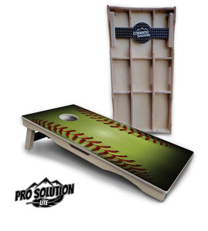 Softball Cornhole Boards - Pro Solution Lite Series by Cornhole Solutions, custom cornhole board main product photo