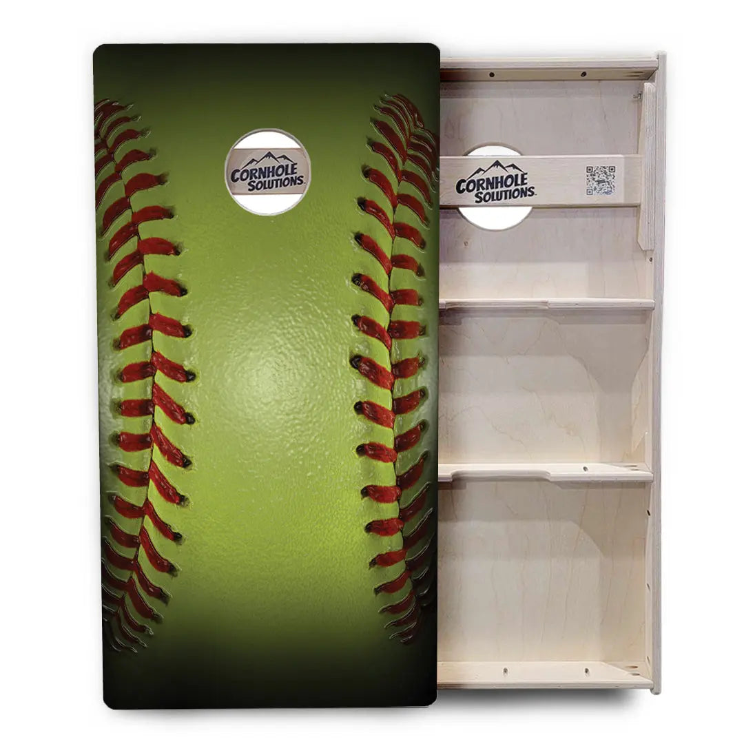 Softball Cornhole Boards - Professional Tournament Series by Cornhole Solutions, custom cornhole board detail photo 3