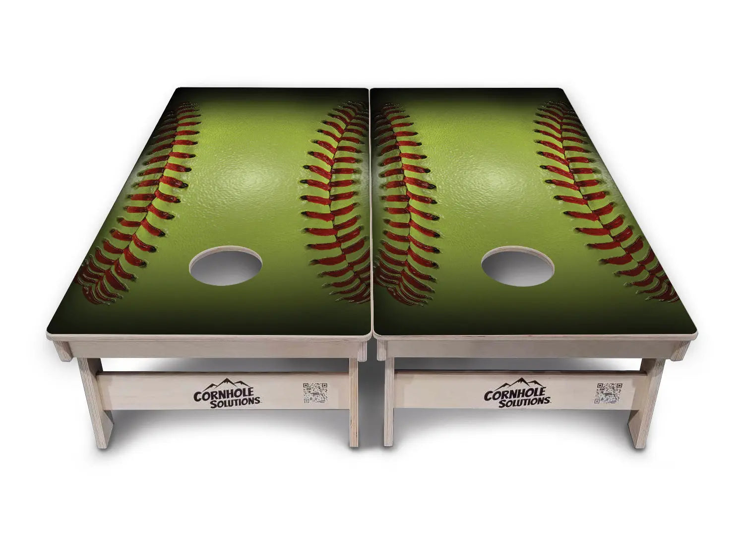 Softball Cornhole Boards - Professional Tournament Series by Cornhole Solutions, custom cornhole board detail photo 5