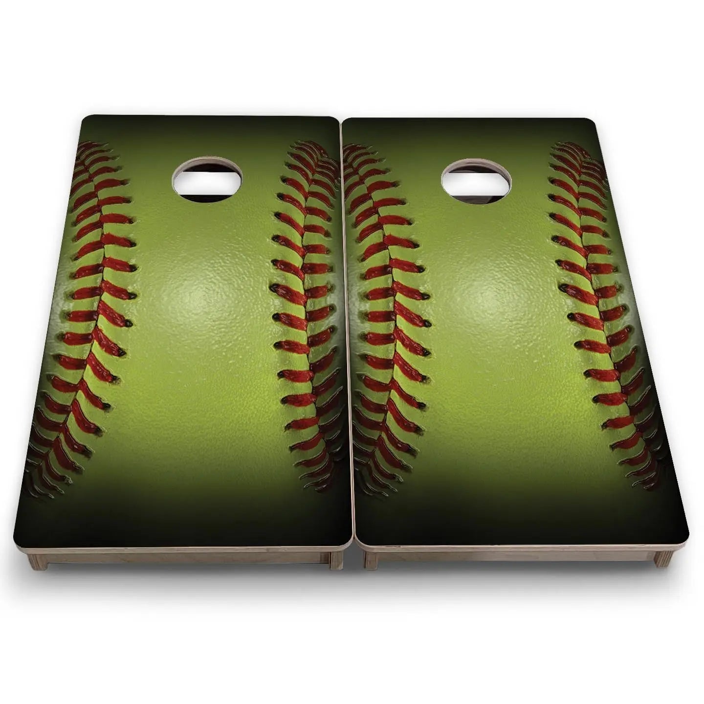 Softball - Mini or Vacation Size Cornhole Boards by Cornhole Solutions, custom cornhole board detail photo 7