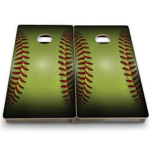 Softball - Mini or Vacation Size Cornhole Boards by Cornhole Solutions, custom cornhole board detail photo 7