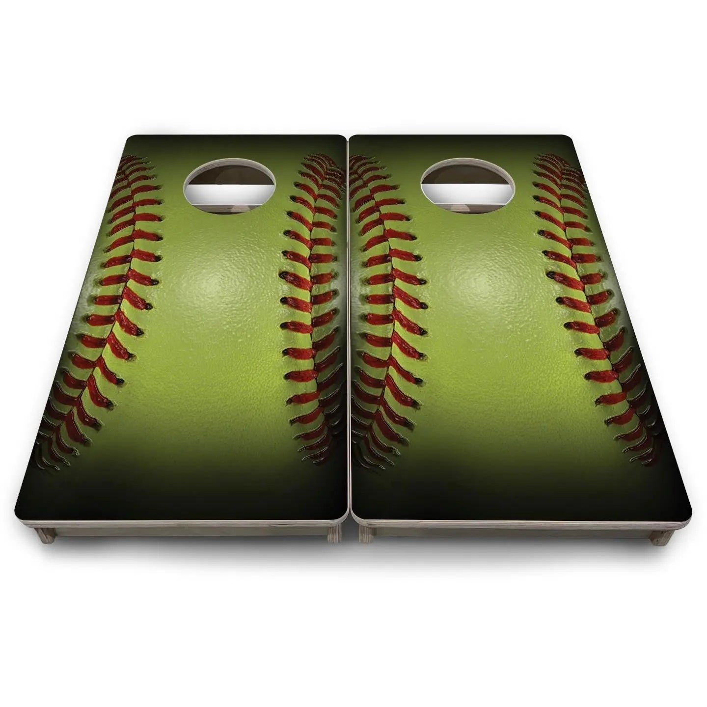Softball - Mini or Vacation Size Cornhole Boards by Cornhole Solutions, custom cornhole board detail photo 9