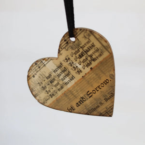Song & Scripture Heart Ornaments ✨ Dennehey Design Co.