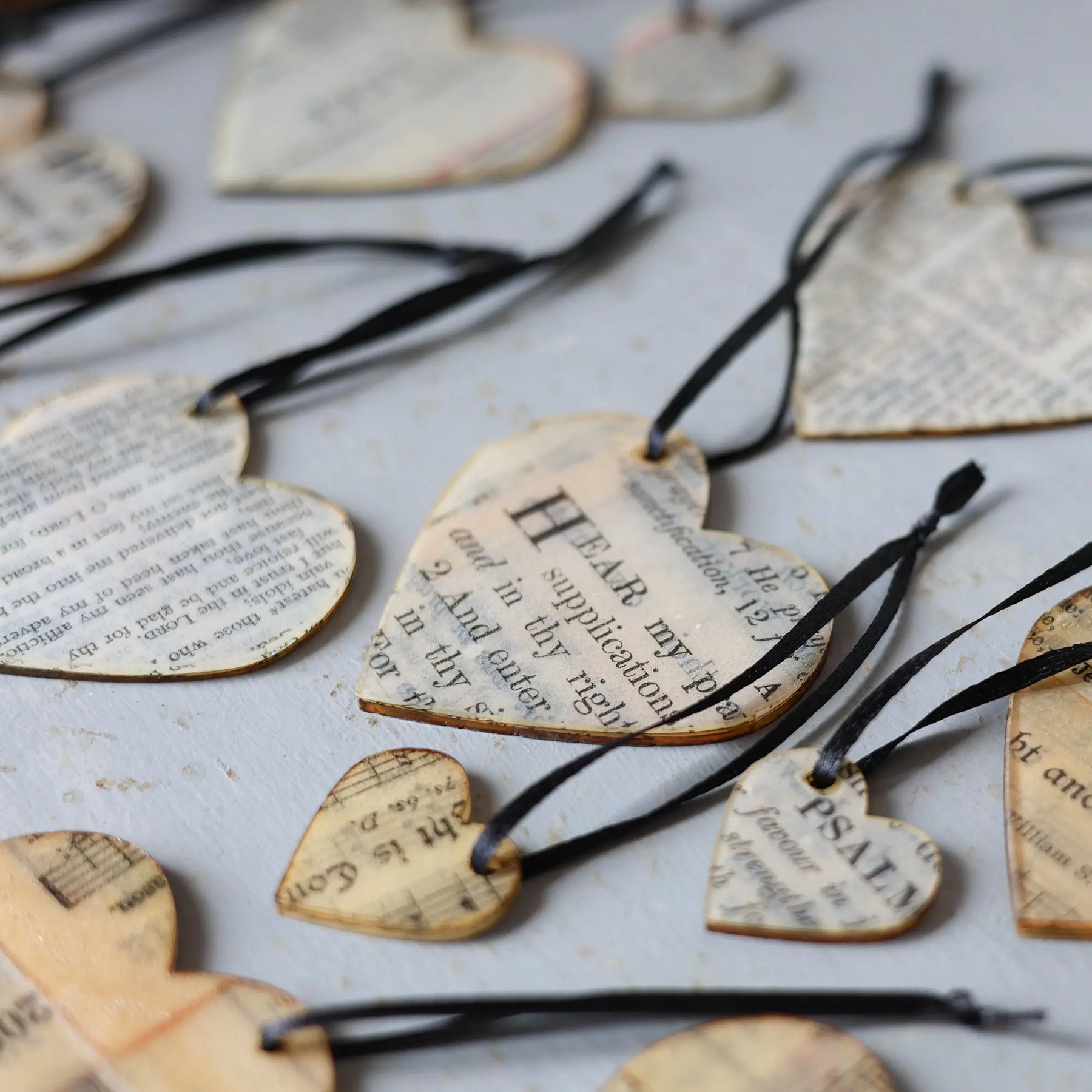 Song & Scripture Heart Ornaments ✨ Dennehey Design Co.