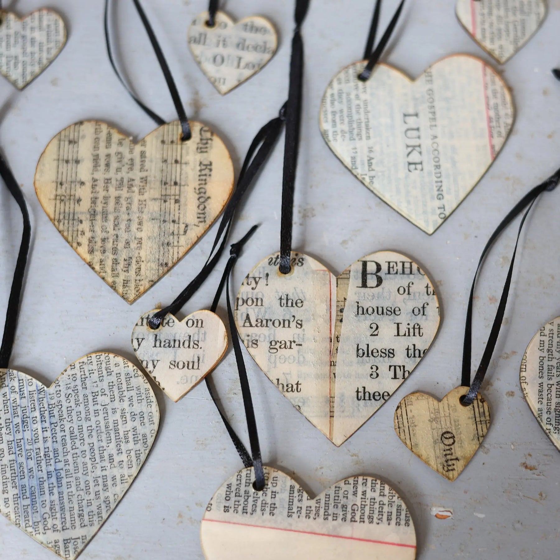 Song & Scripture Heart Ornaments ✨ Dennehey Design Co.