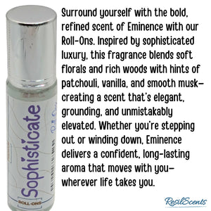 Sophy™ Roll-On Oil | Confident, Polished Elegance – ResilScents™ by ResilScents, scented candle detail photo 2