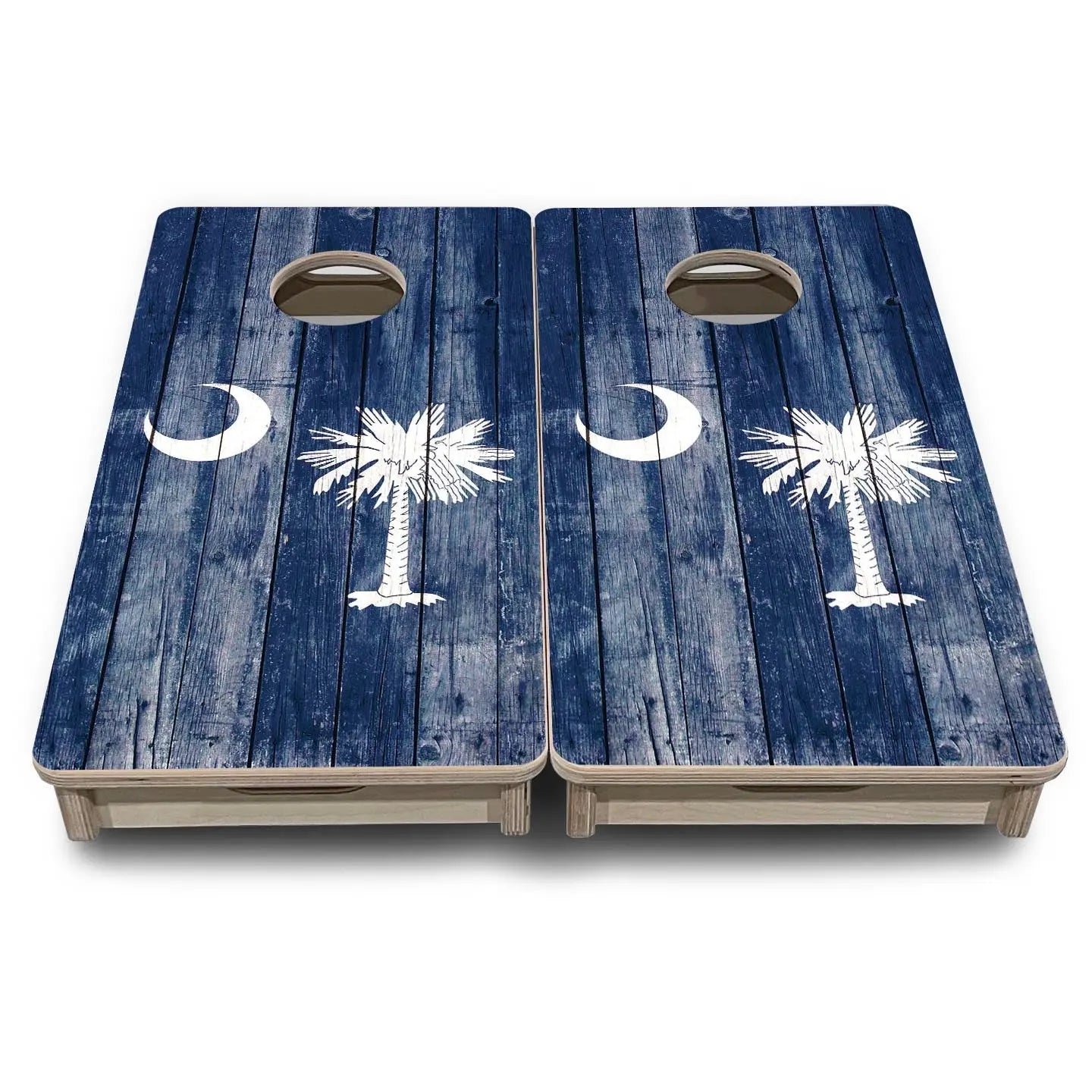 South Carolina Distressed Flag - Mini or Vacation Size Cornhole Boards Cornhole Solutions