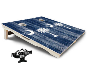 South Carolina Flag Cornhole Boards - Pro Solution Elite Series by Cornhole Solutions, custom cornhole board detail photo 5