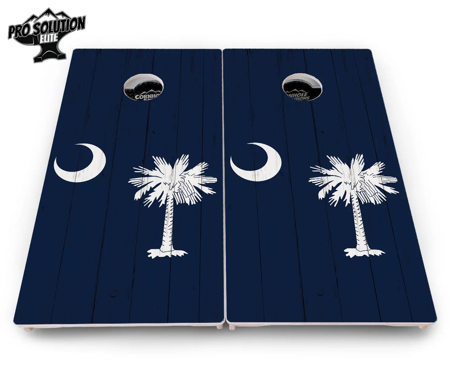 South Carolina Flag Cornhole Boards - Pro Solution Elite Series Cornhole Solutions