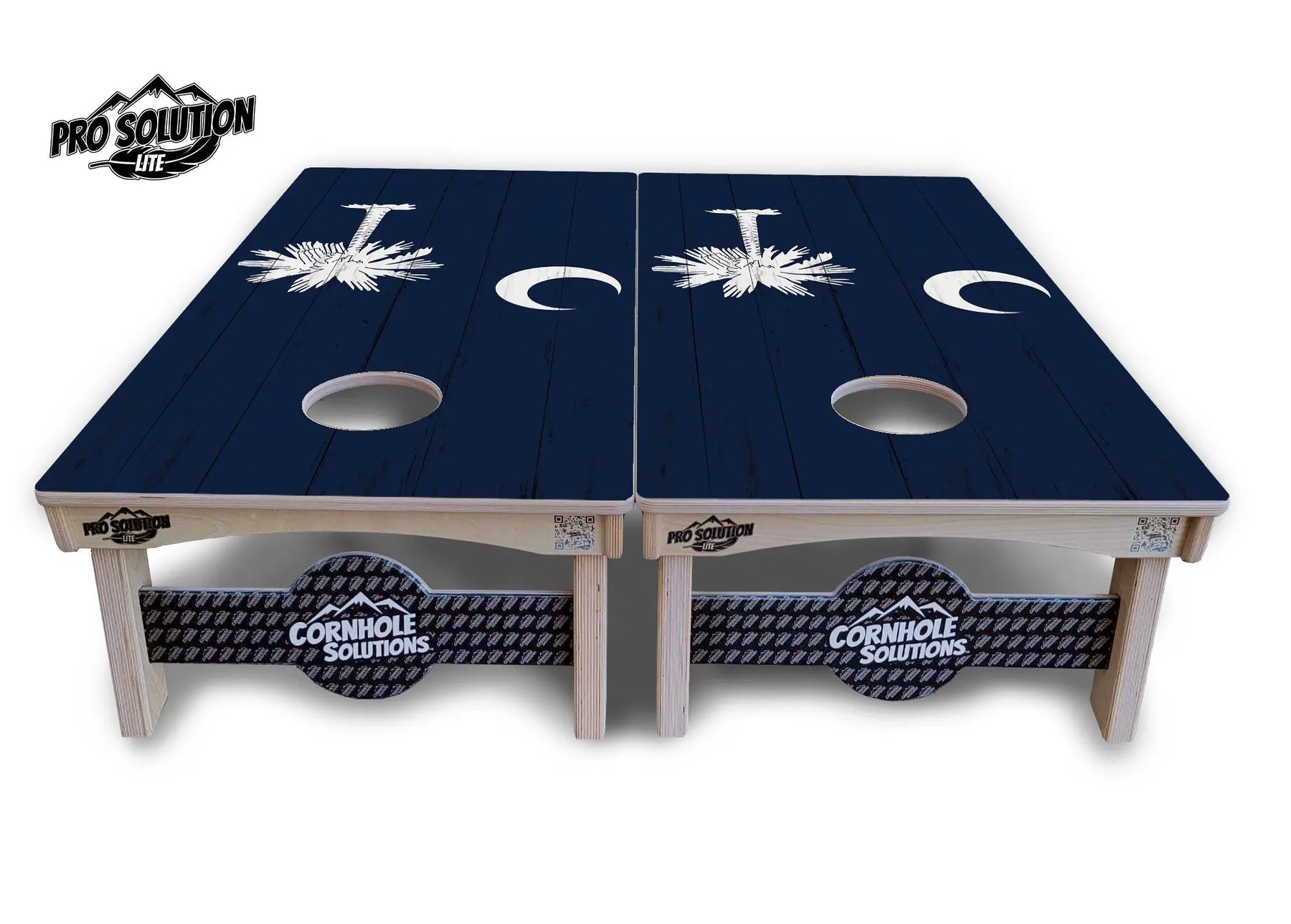South Carolina Flag Cornhole Boards - Pro Solution Lite Series Cornhole Solutions