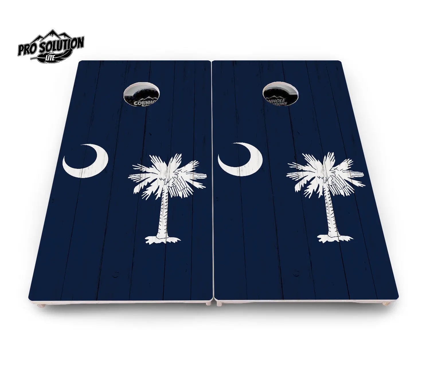 South Carolina Flag Cornhole Boards - Pro Solution Lite Series Cornhole Solutions