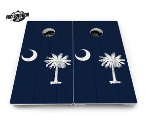 South Carolina Flag Cornhole Boards - Pro Solution Lite Series Cornhole Solutions
