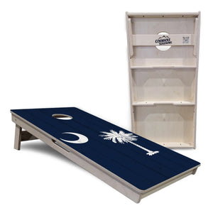 South Carolina Flag Cornhole Boards - Professional Tournament Series by Cornhole Solutions, custom cornhole board detail photo 5