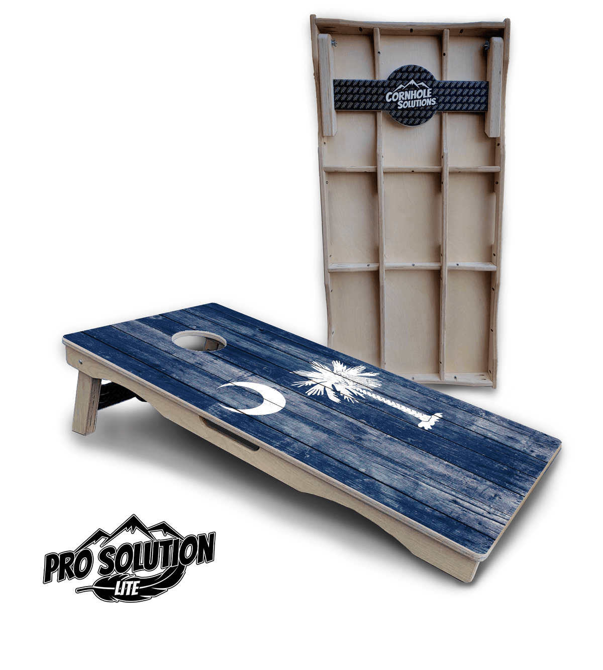 South Carolina Palmetto Cornhole Boards - Pro Solution Lite Series
