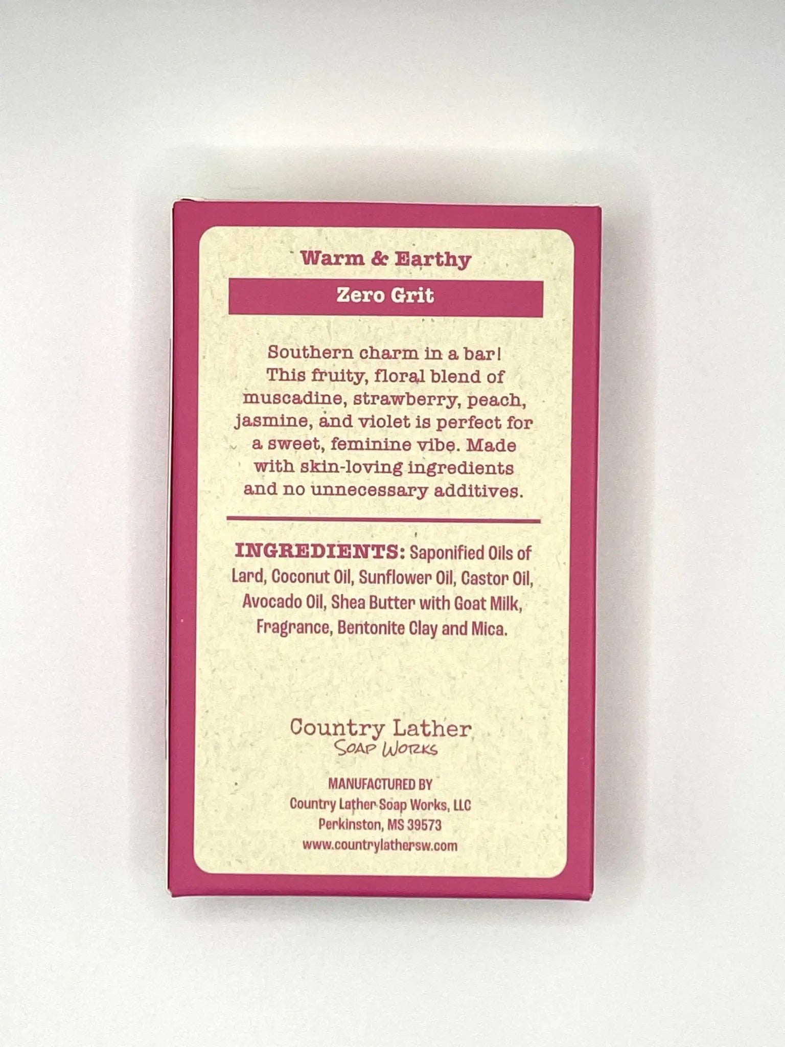 Southern Soul Soap Bar by Country Lather Soap Works, natural skincare detail photo 3