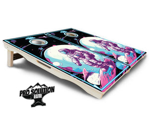 Spaceman Cornhole Boards - Pro Solution Elite Series by Cornhole Solutions, custom cornhole board detail photo 5