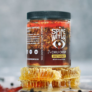 Spicy Honey Chili Crisp jar by Spice Witch