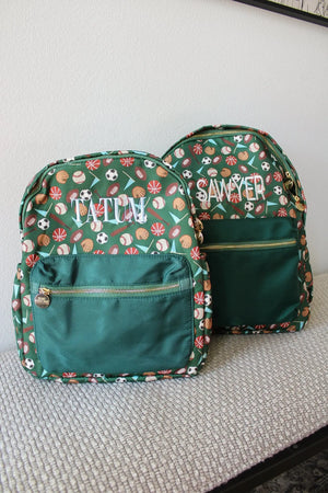 Sports Backpack - PLAIN NO EMBROIDERY by KenzKustomz, handmade leather goods detail photo 10