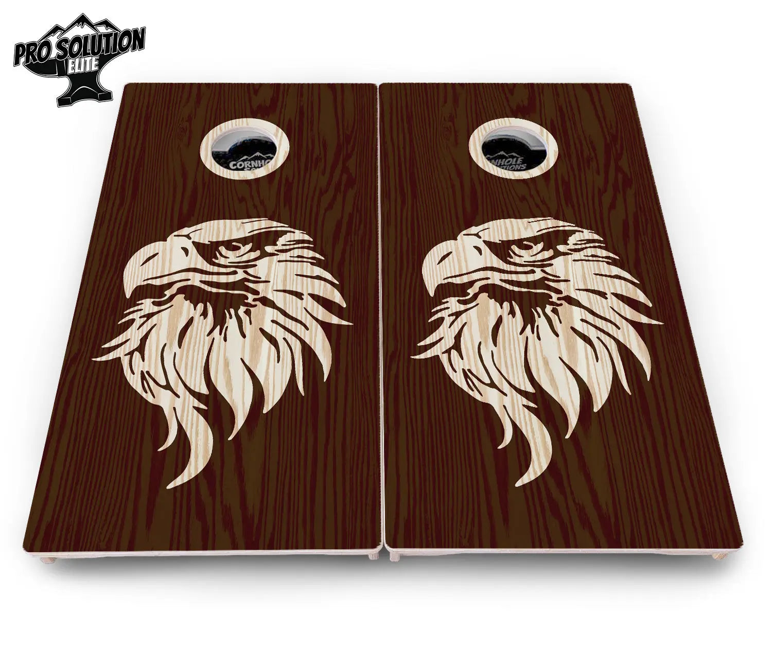 Stained Eagle & Flag Cornhole Boards - Pro Solution Elite Series by Cornhole Solutions, custom cornhole board detail photo 10