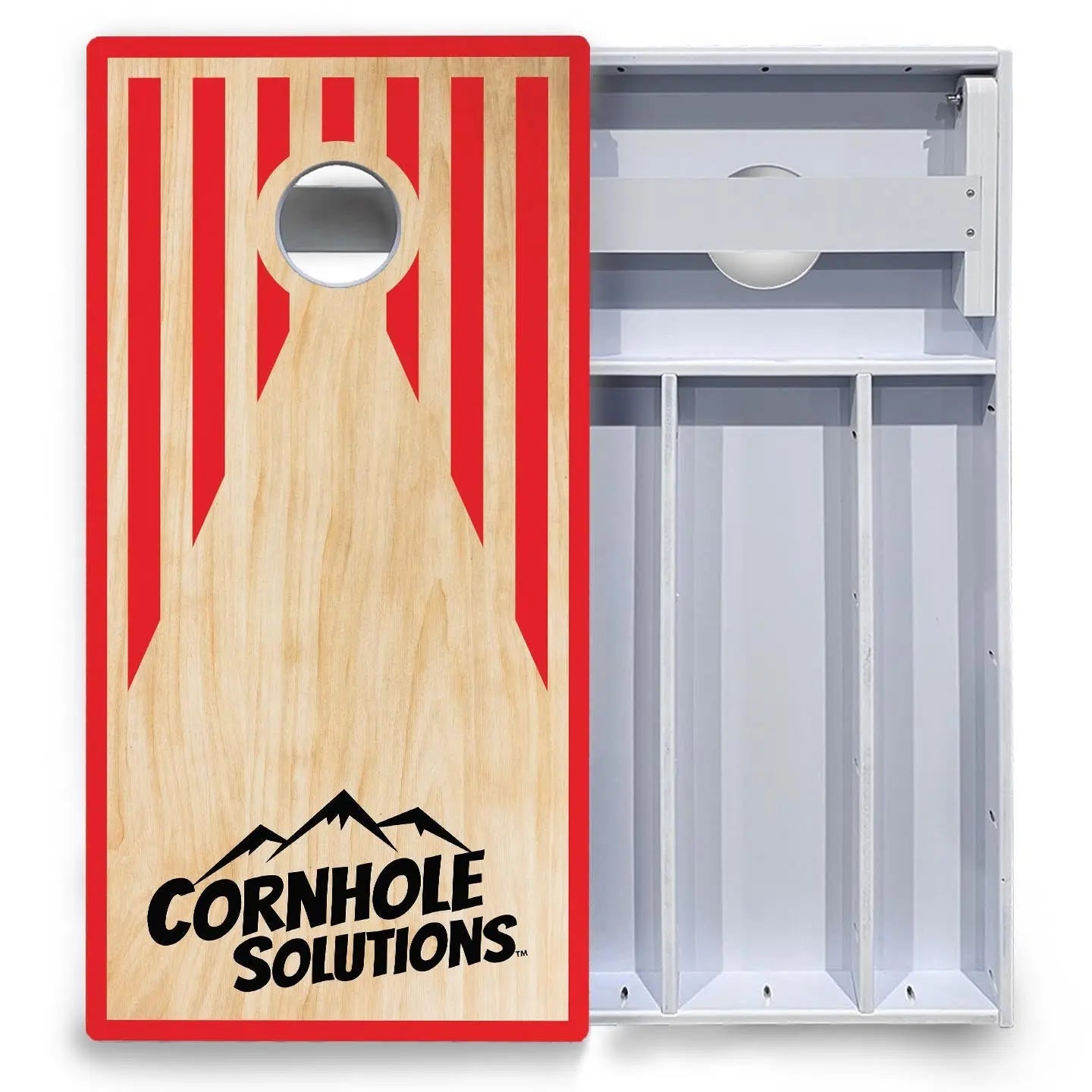 Stars & Stripes CS Logo Cornhole Boards - All Weather Series by Cornhole Solutions, custom cornhole board detail photo 6