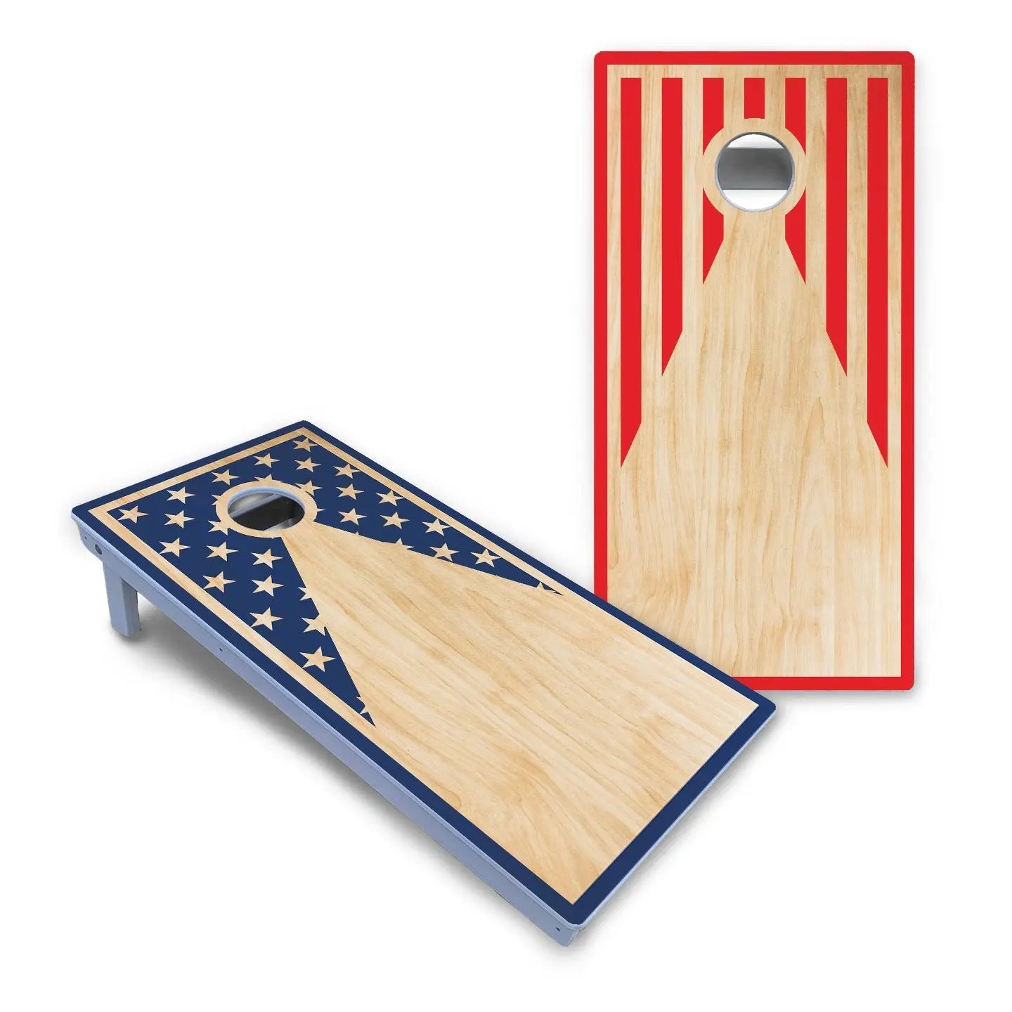 Stars & Stripes Cornhole Boards - All Weather Series by Cornhole Solutions, custom cornhole board main product photo