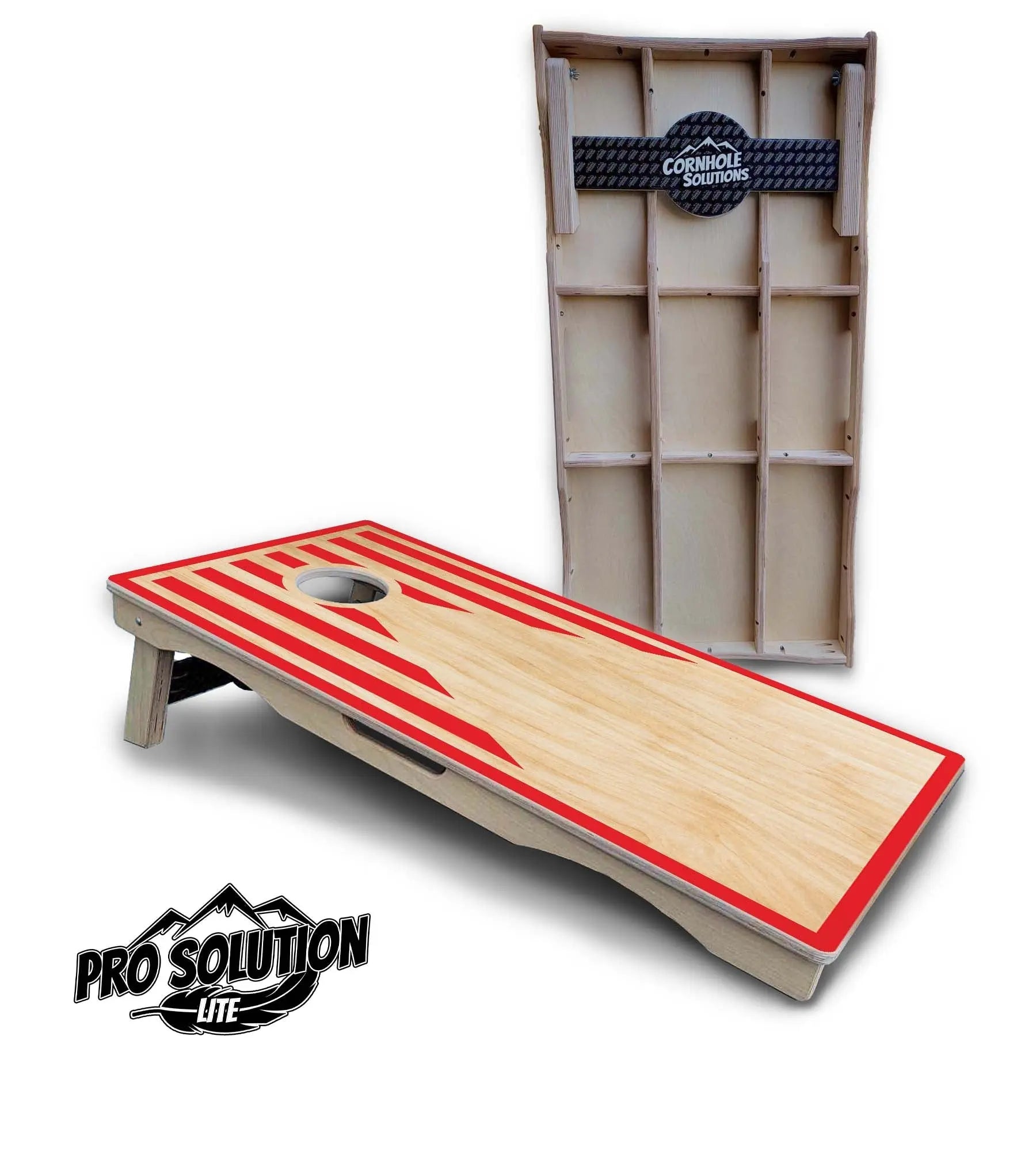 Stars & Stripes Keyhole Cornhole Boards - Pro Solution Lite Series Cornhole Solutions