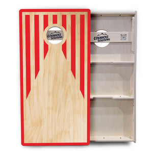 Stars & Stripes Keyhole Cornhole Boards - Professional Tournament Series by Cornhole Solutions, custom cornhole board detail photo 5