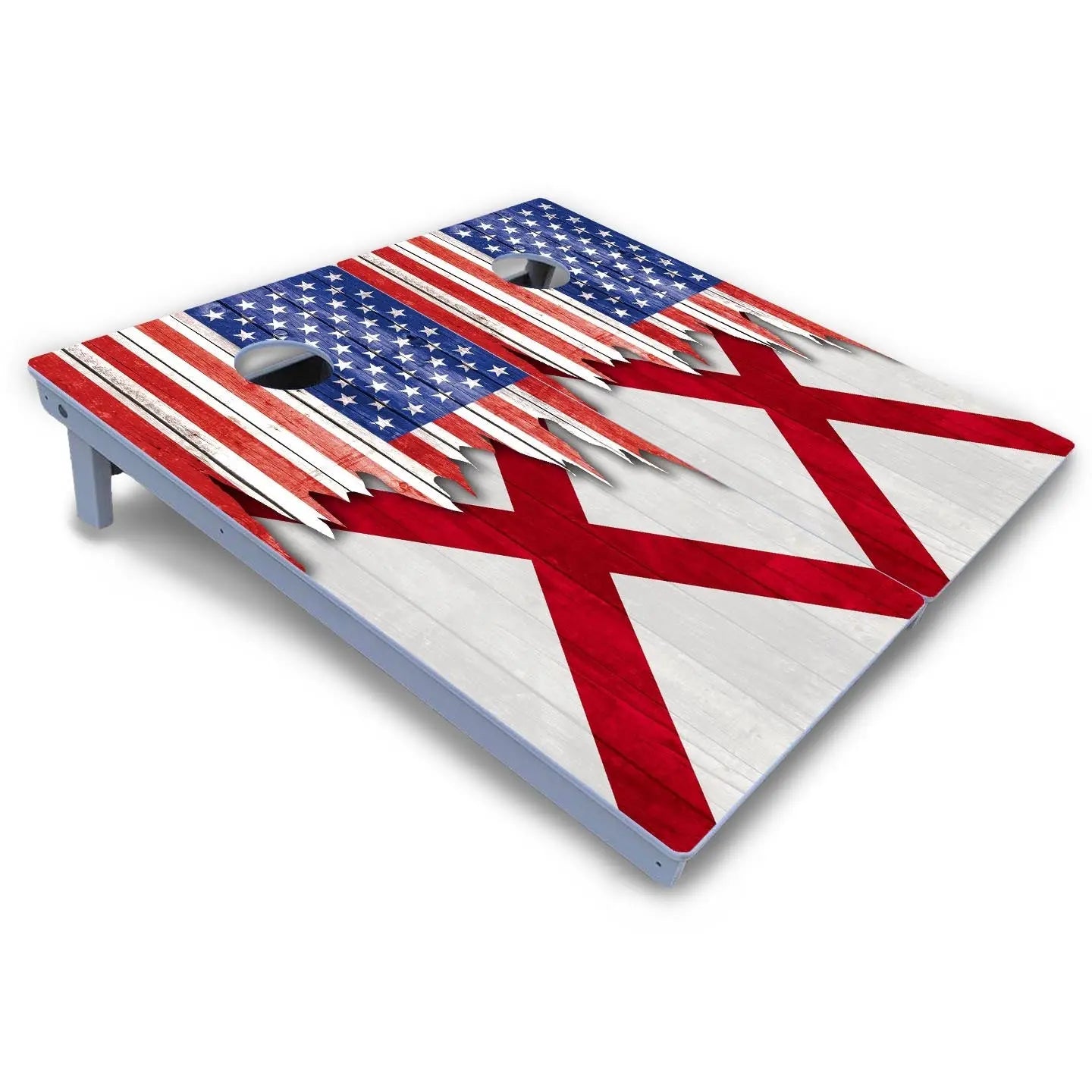 State Flag Designs Alabama to Georgia Cornhole Boards - All Weather Series by Cornhole Solutions, Southern home decor detail photo 3