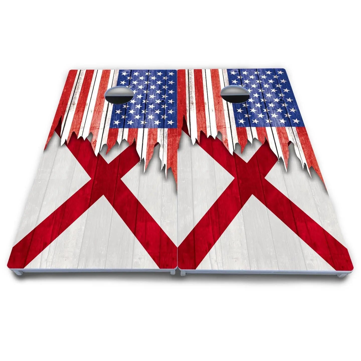 State Flag Designs Alabama to Georgia Cornhole Boards - All Weather Series by Cornhole Solutions, Southern home decor detail photo 4