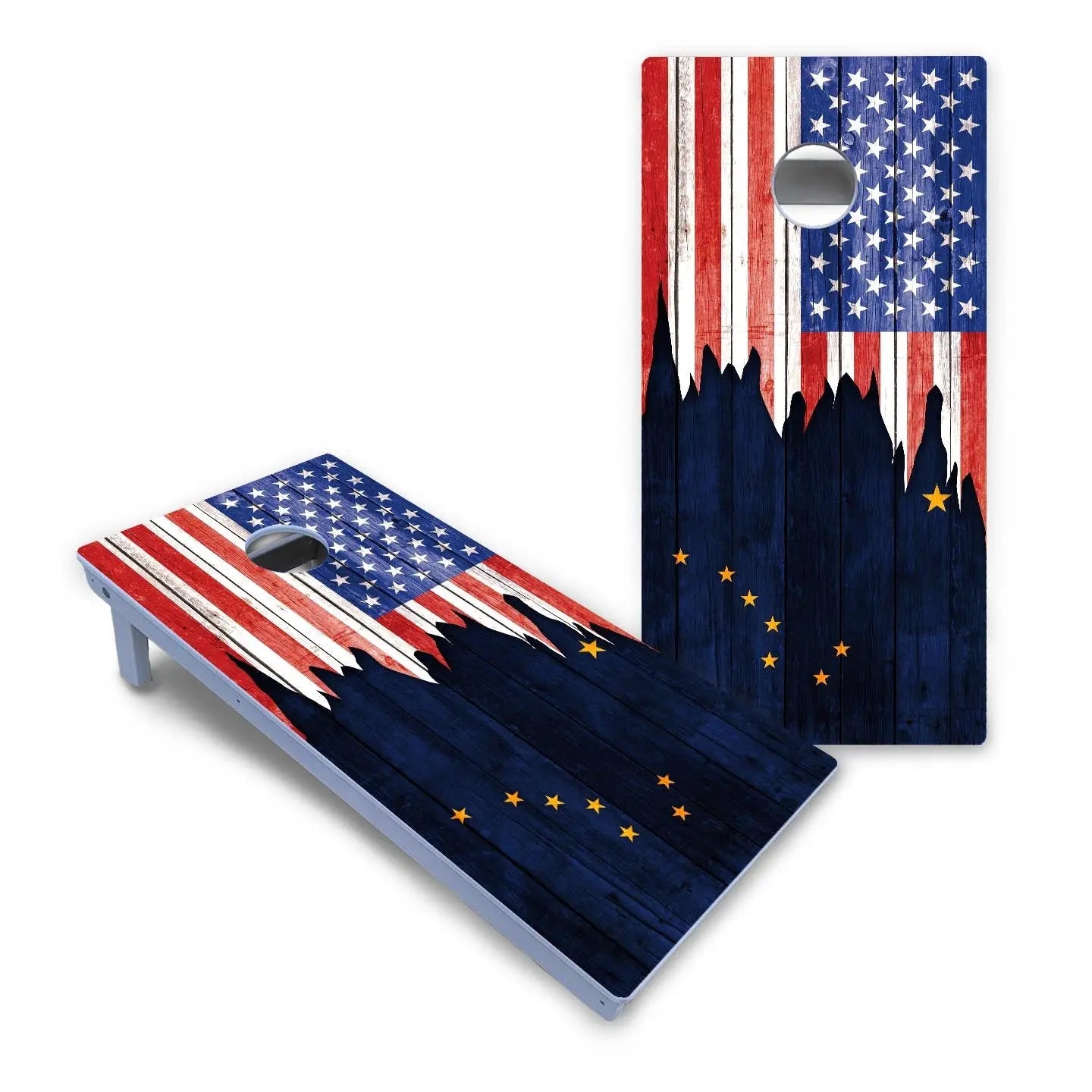 State Flag Designs Alabama to Georgia Cornhole Boards - All Weather Series by Cornhole Solutions, Southern home decor detail photo 7