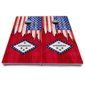 State Flag Designs Alabama to Georgia Cornhole Boards - All Weather Series by Cornhole Solutions, Southern home decor detail photo 12
