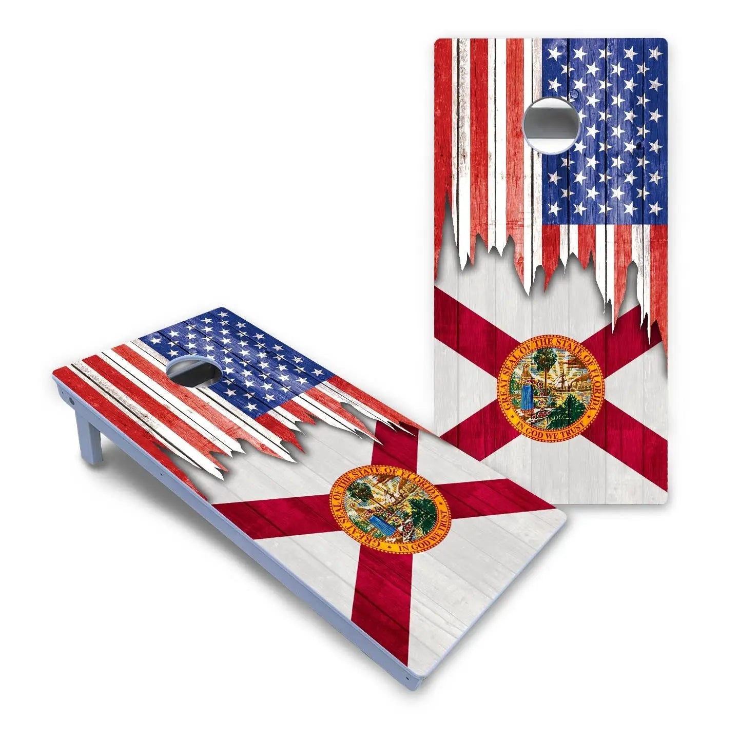 State Flag Designs Alabama to Georgia Cornhole Boards - All Weather Series by Cornhole Solutions, Southern home decor detail photo 21