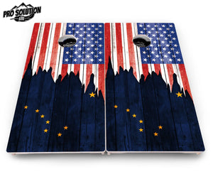 State Flag Designs Alabama to Georgia Cornhole Boards - Pro Solution Lite Series by Cornhole Solutions, Southern home decor detail photo 7
