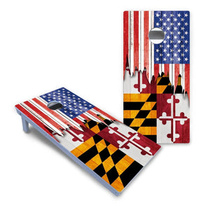 State Flag Designs Hawaii to Maryland Cornhole Boards - All Weather Series Cornhole Solutions