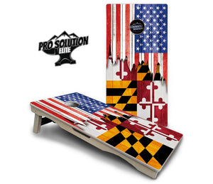 State Flag Designs Hawaii to Maryland Cornhole Boards - Pro Solution Elite Series by Cornhole Solutions, Southern home decor detail photo 23