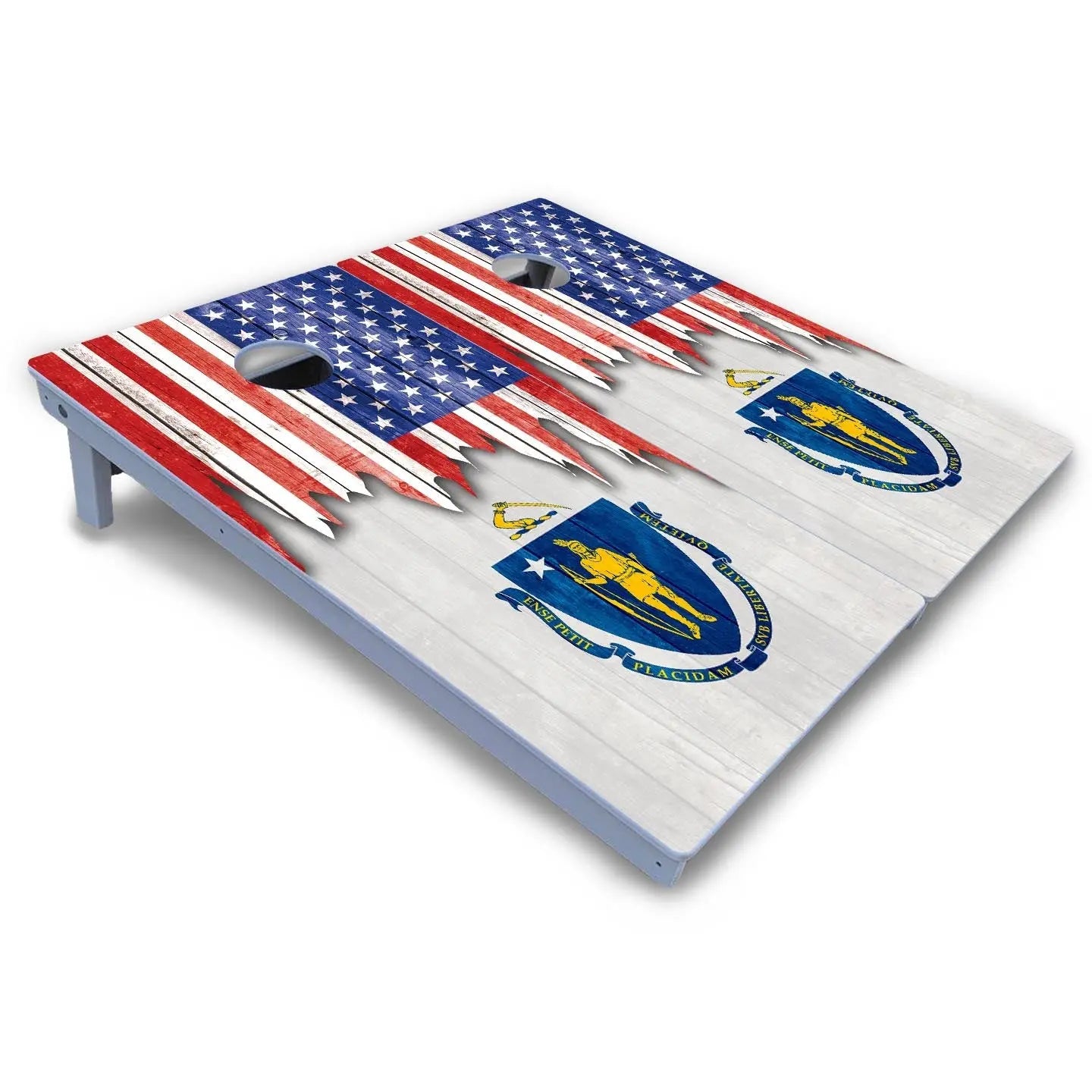State Flag Designs Massachusetts to New Jersey Cornhole Boards - All Weather Series Cornhole Solutions