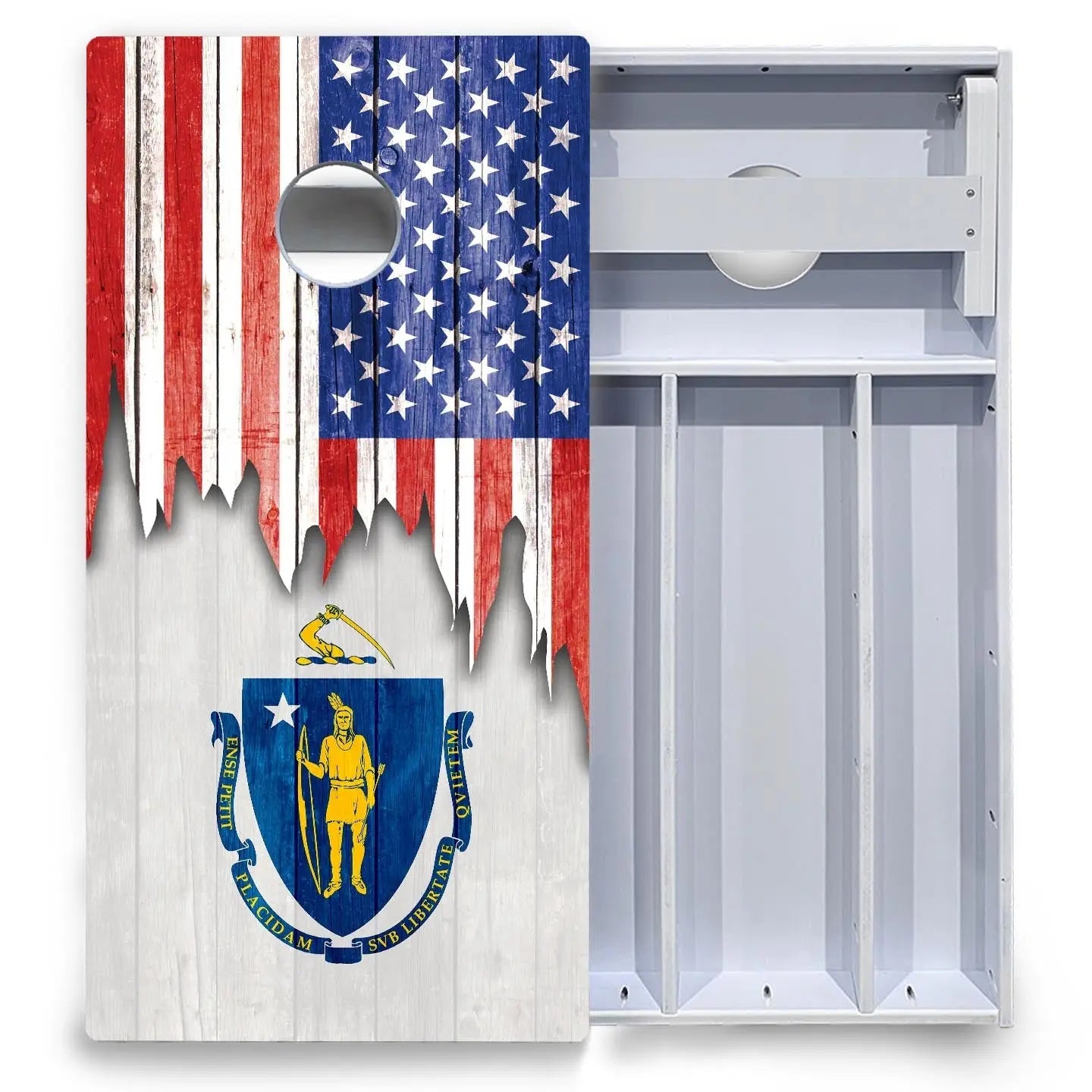 State Flag Designs Massachusetts to New Jersey Cornhole Boards - All Weather Series Cornhole Solutions