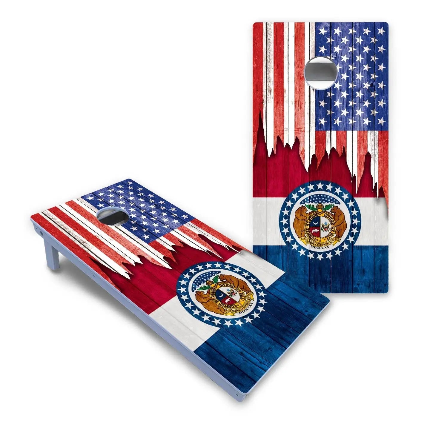 State Flag Designs Massachusetts to New Jersey Cornhole Boards - All Weather Series Cornhole Solutions