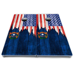 State Flag Designs Massachusetts to New Jersey Cornhole Boards - All Weather Series Cornhole Solutions